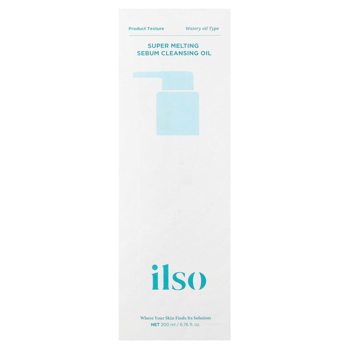 ilso Super Melting Sebum Cleansing Oil 200 ml (6.76 fl oz) — alternate product view