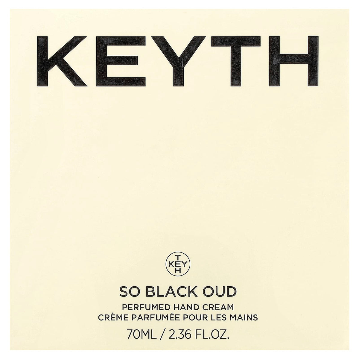 KEYTH Perfumed Hand Cream So Black Oud 70 ml — alternate product view