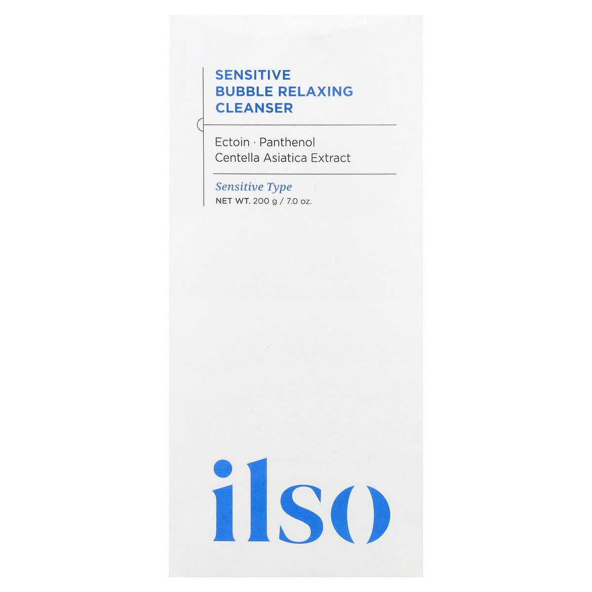 ilso Sensitive Bubble Relaxing Cleanser Sensitive Type 200 g (7 oz) — alternate product view