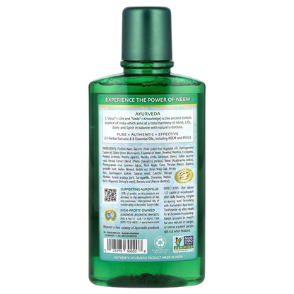 Auromere Ayurvedic Mouthwash with Neem & Peelu, Alcohol-Free, 473 ml (16 fl oz) - view 2