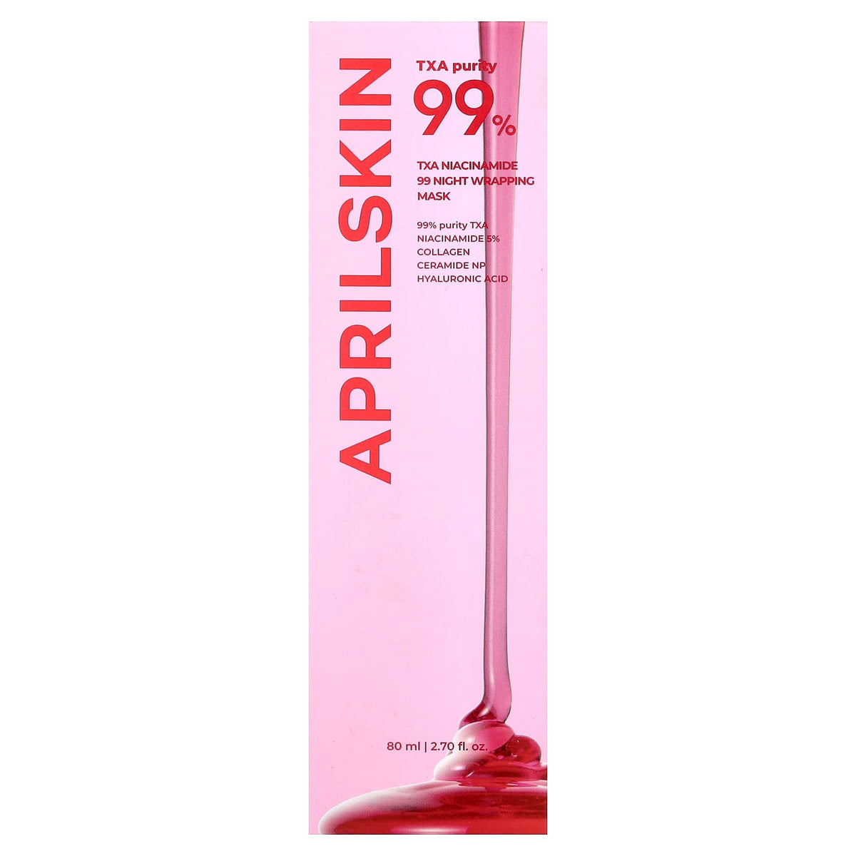 April Skin TXA Niacinamide 99 Night Wrapping Beauty Mask 80 ml — alternate product view