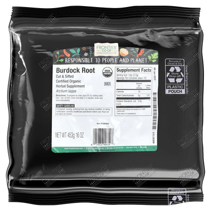 Frontier Co-op Organic Cut & Sifted Burdock Root, 453 g (16 oz) - view 2