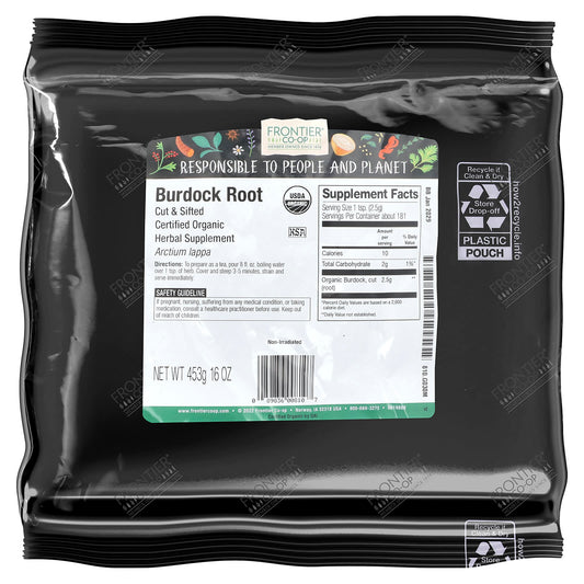 Frontier Co-op Organic Cut & Sifted Burdock Root, 453 g (16 oz) - view 2