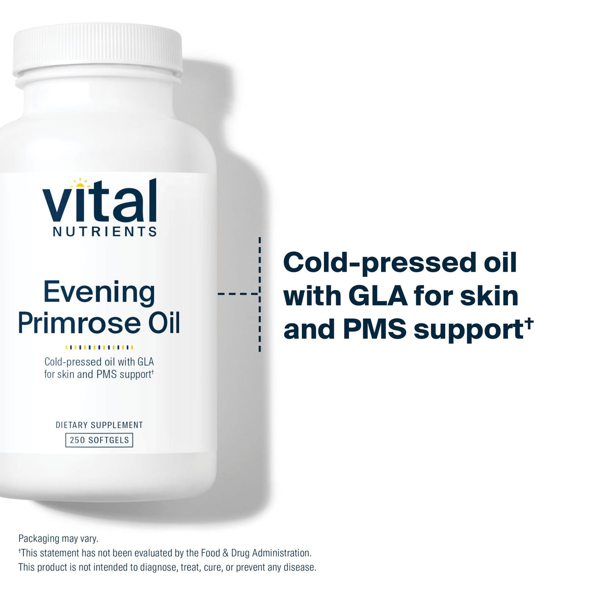Vital Nutrients Evening Primrose Oil 250 Capsules - view 3