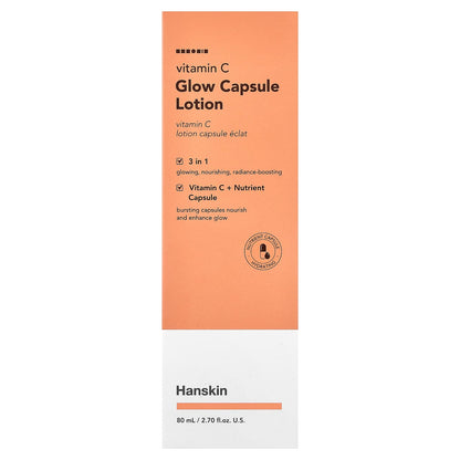 Hanskin Vitamin C Glow Capsule Lotion, 80 ml (2.7 fl oz) - view 2