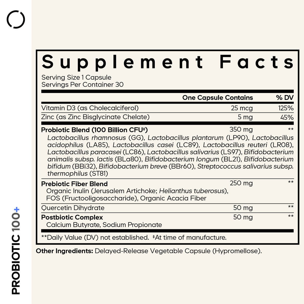 Codeage Probiotic+ 100 Billion CFU, 30 Veg Capsules - view 4