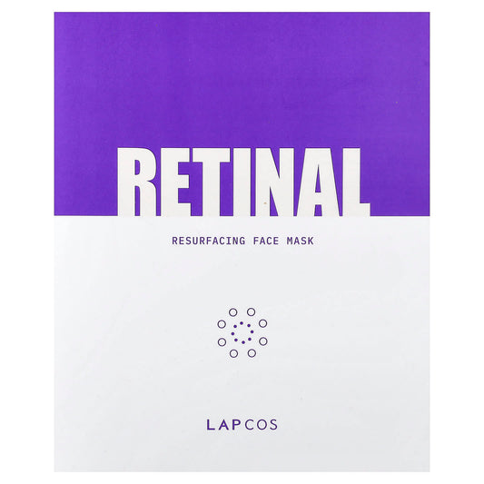 Lapcos Retinal Resurfacing Face Beauty Mask, 5 Sheets (30 g Each) - view 2