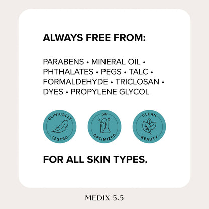 Medix 5.5 Skin Perfecting Glycolic + Lactic Acid Body Wash 89 ml (3 fl oz) - view 5