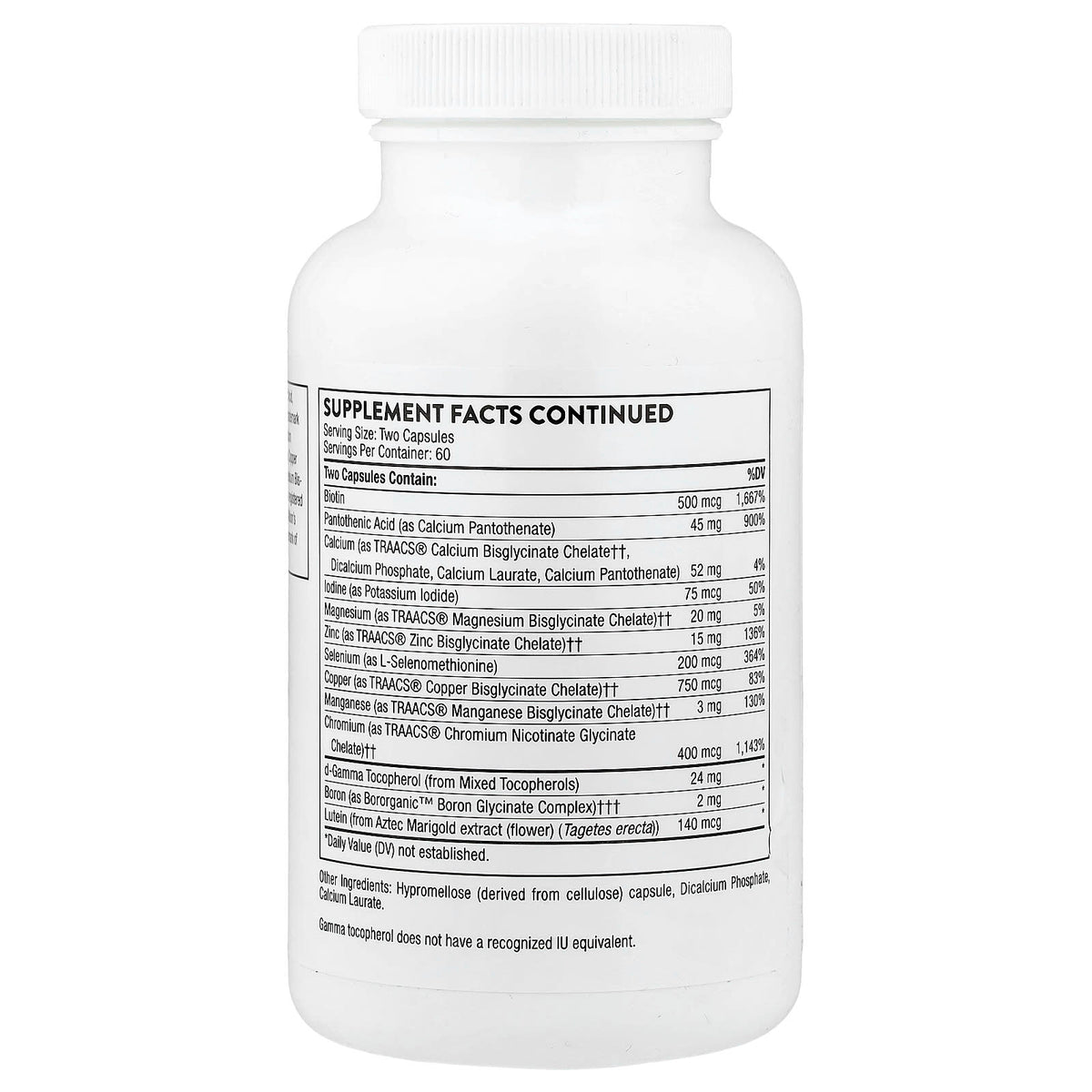 Thorne Basic Nutrients 2/Day, 120 Capsules - view 3