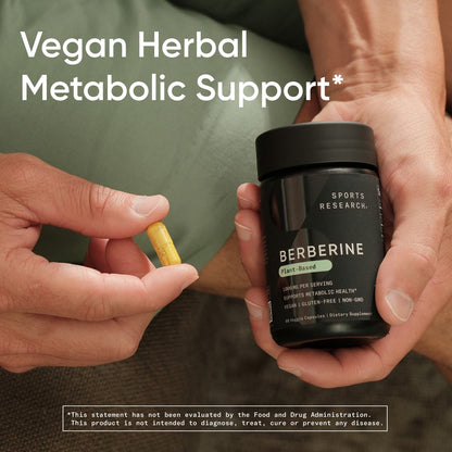 Sports Research Berberine, 60 Veggie Capsules (500 mg per Capsule) - view 5