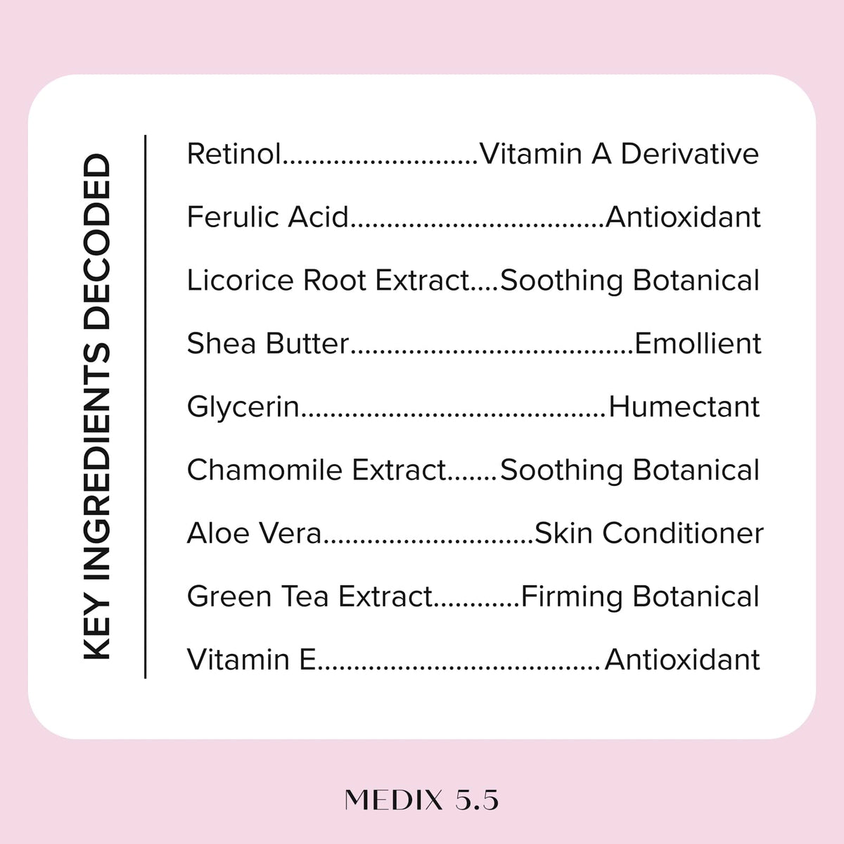 Medix 5.5 Age Rewind Retinol + Ferulic Acid Body Cream 444 ml (15 fl oz) - view 6