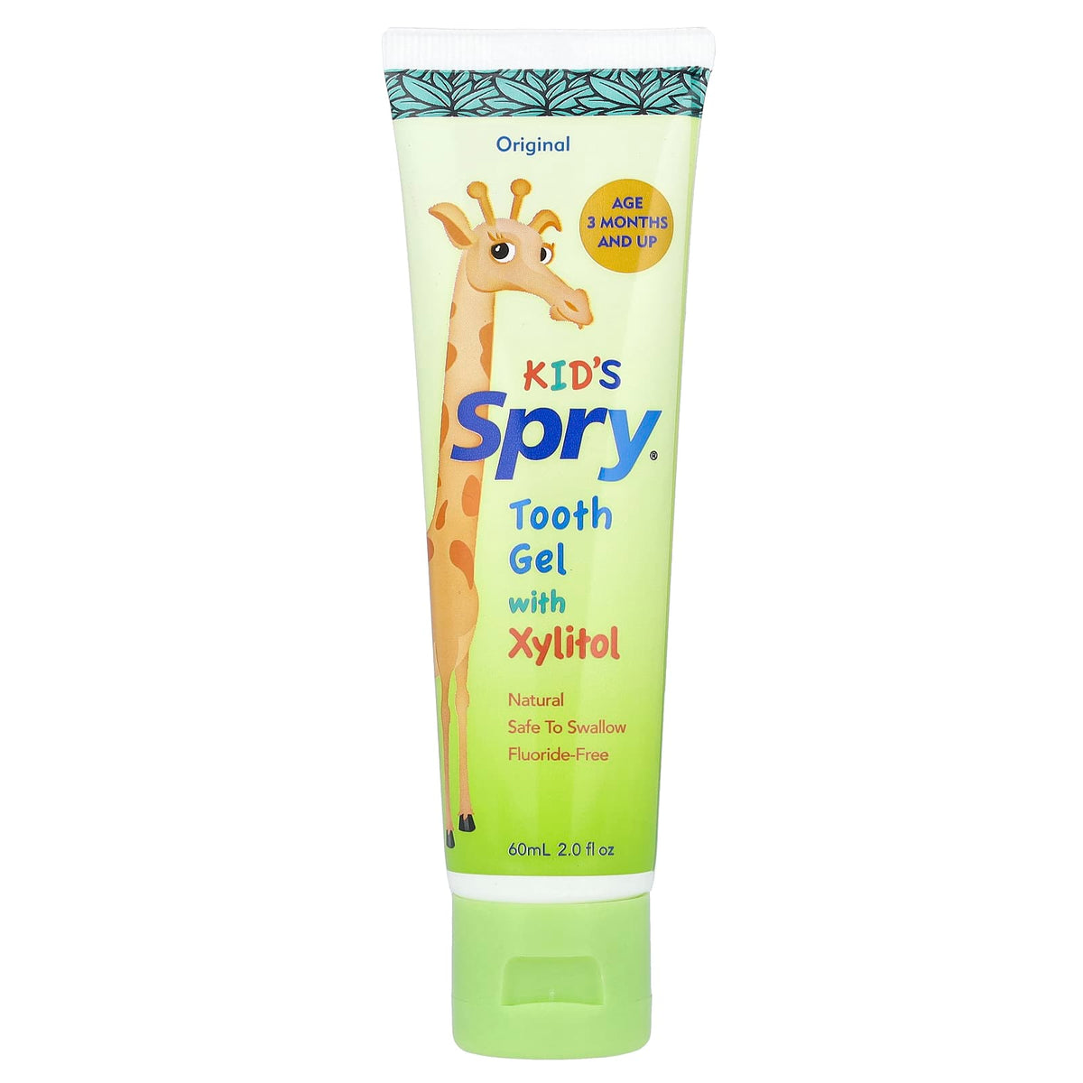 Xlear Kid's Spry Xylitol Tooth Gel, Age 3 Months and Up, Original, 60 ml