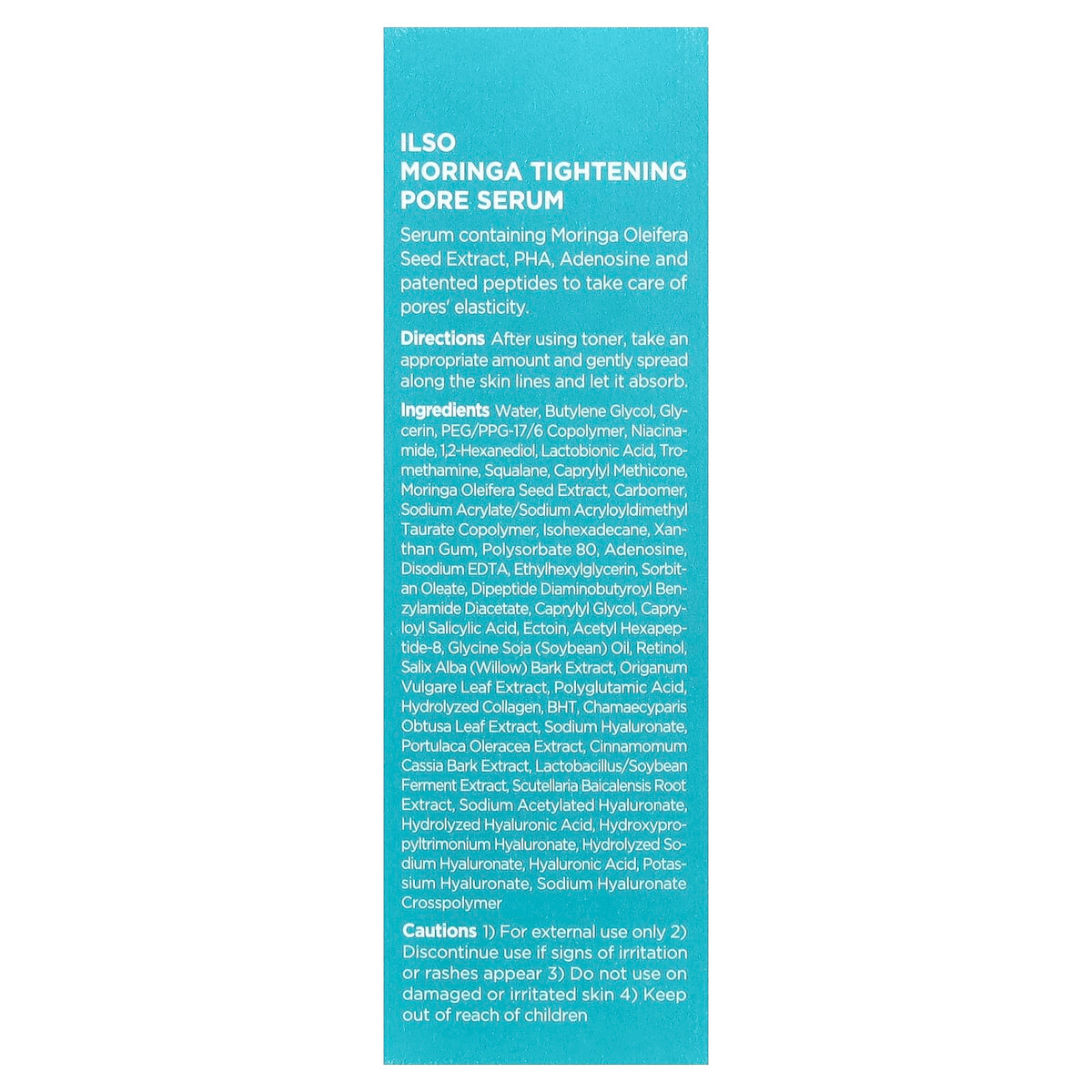 ilso Moringa Tightening Pore Serum 30 ml (1.01 fl oz) - view 3