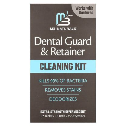 M3 Naturals Dental Guard & Retainer Cleaning Kit, 1 Kit