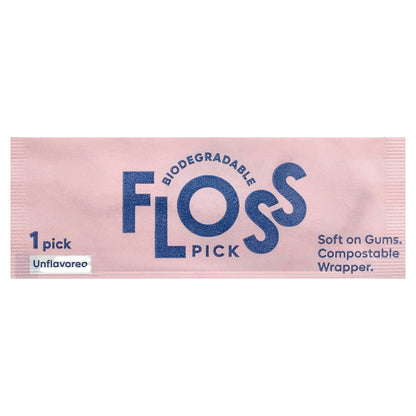 SmartLifeCo Biodegradable Floss Picks, Unflavoured, 50 Pack - view 3