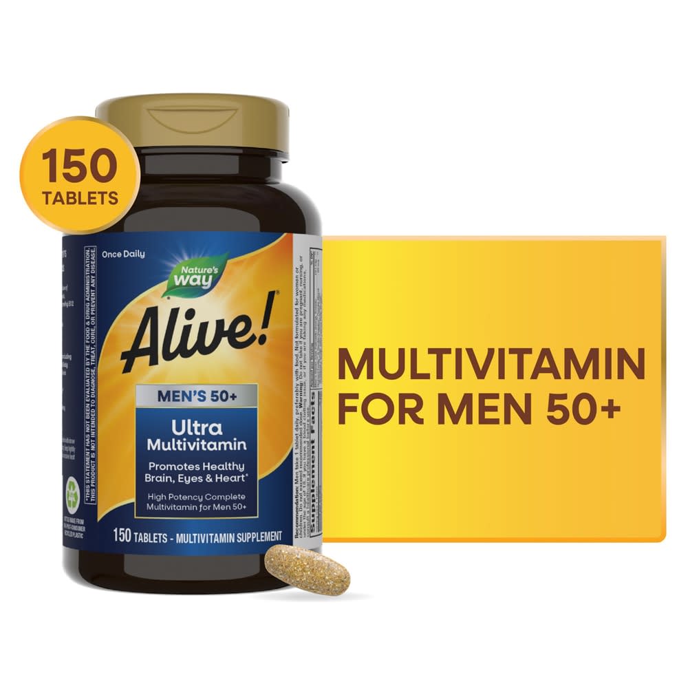 Nature's Way Alive! Men's 50+ Ultra Multivitamin, 150 Tablets - view 3