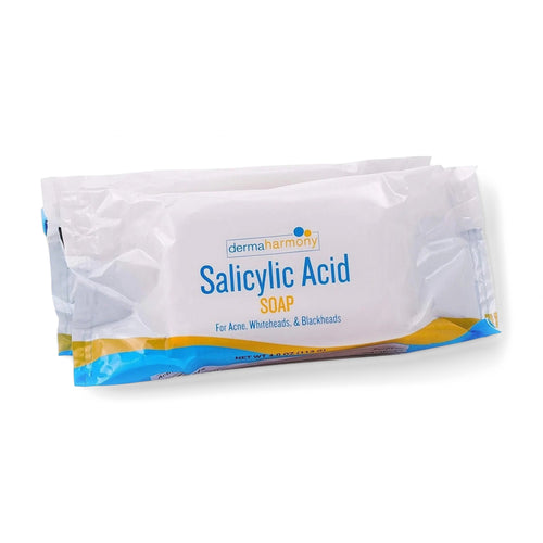 DermaHarmony Salicylic Acid Soap 2% 4 oz, Pack of 2