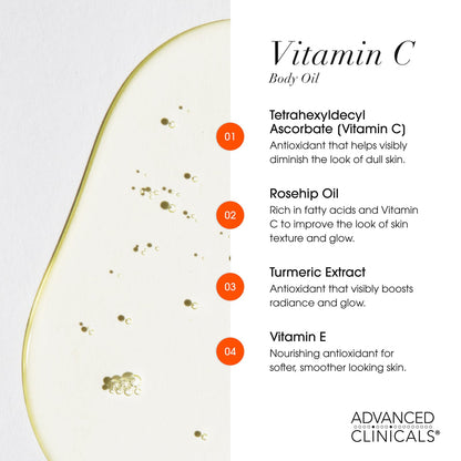 Advanced Clinicals Vitamin C Brightening Body Oil 355 ml (12 fl oz) - view 4
