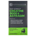 Sunwarrior Post-Workout Creatine 3000 & Astragin, 120 Vegan Capsules