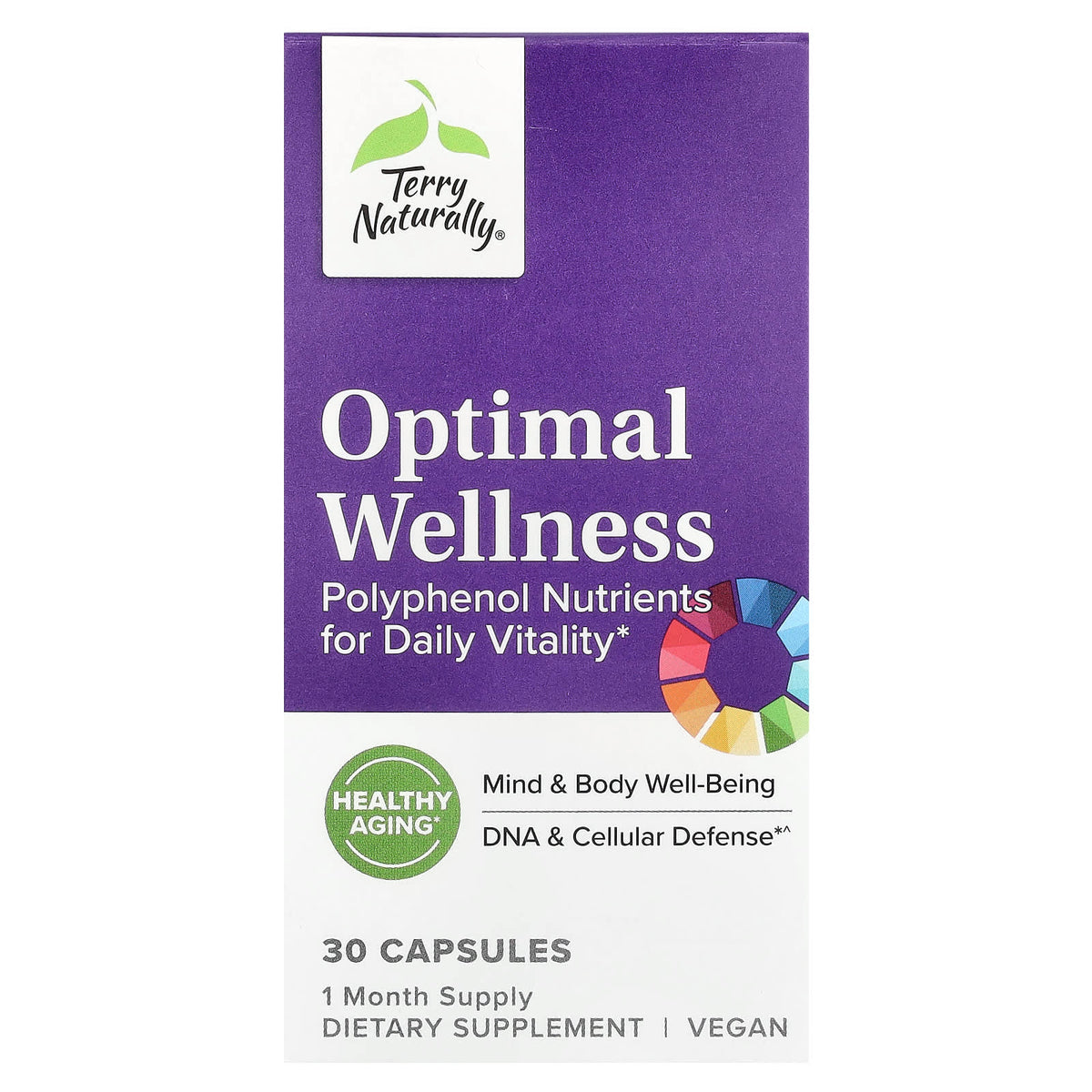 Terry Naturally Optimal Wellness, 30 Capsules — product view