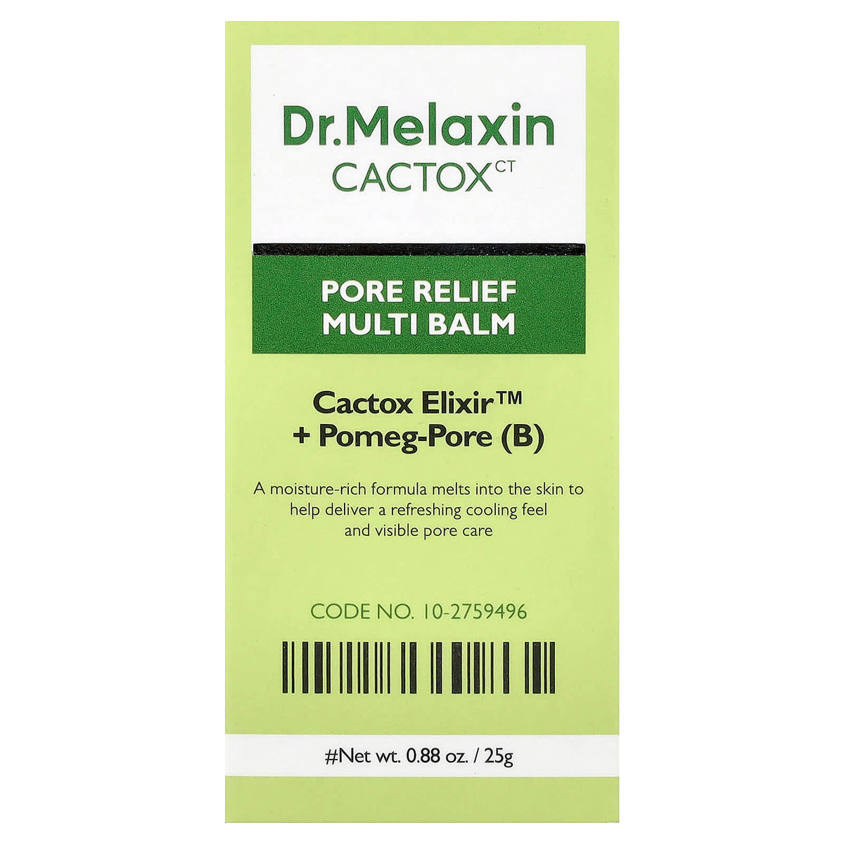 Dr.Melaxin Cactox Pore Relief Multi Balm, 25 g (0.88 oz) - view 2
