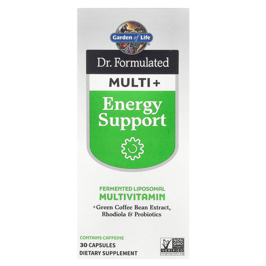 Garden of Life Dr. Formulated Multi+ Energy Support, 30 Capsules