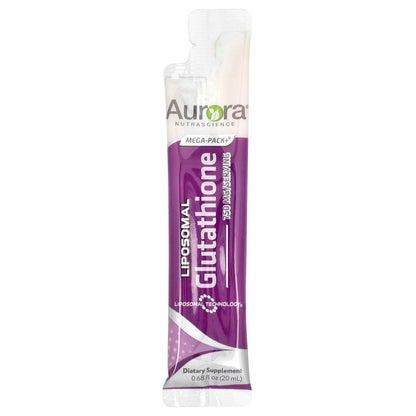 Aurora Nutrascience Mega-Pack+ Liposomal Glutathione, 10 Packets, 20 ml Each - view 3