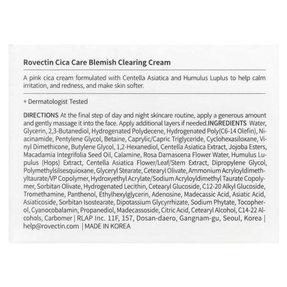 Rovectin Cica Care Blemish Clearing Cream 50 ml - view 3