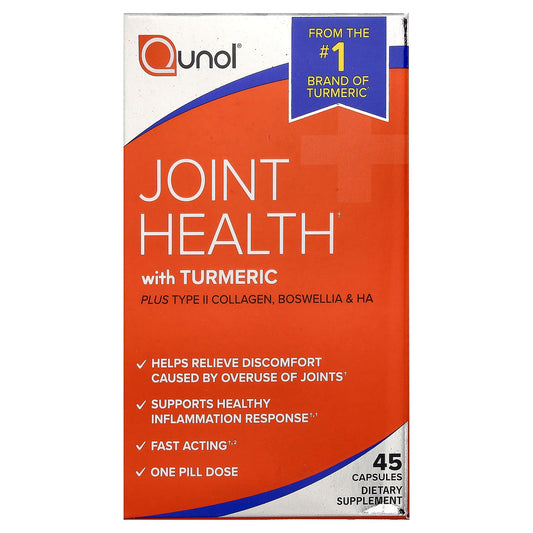 Qunol Joint Health with Turmeric, 45 Capsules