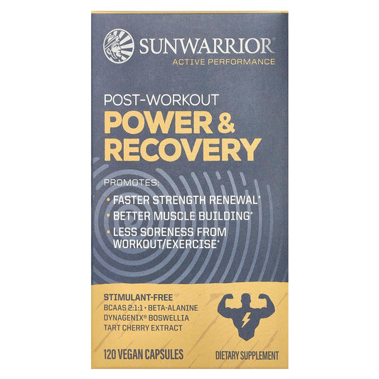 Sunwarrior Post-Workout Power & Recovery, 120 Vegan Capsules