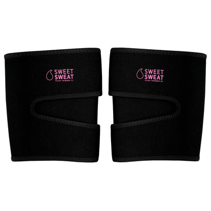 Sports Research Sweet Sweat Thigh Trimmers Medium, Black & Pink