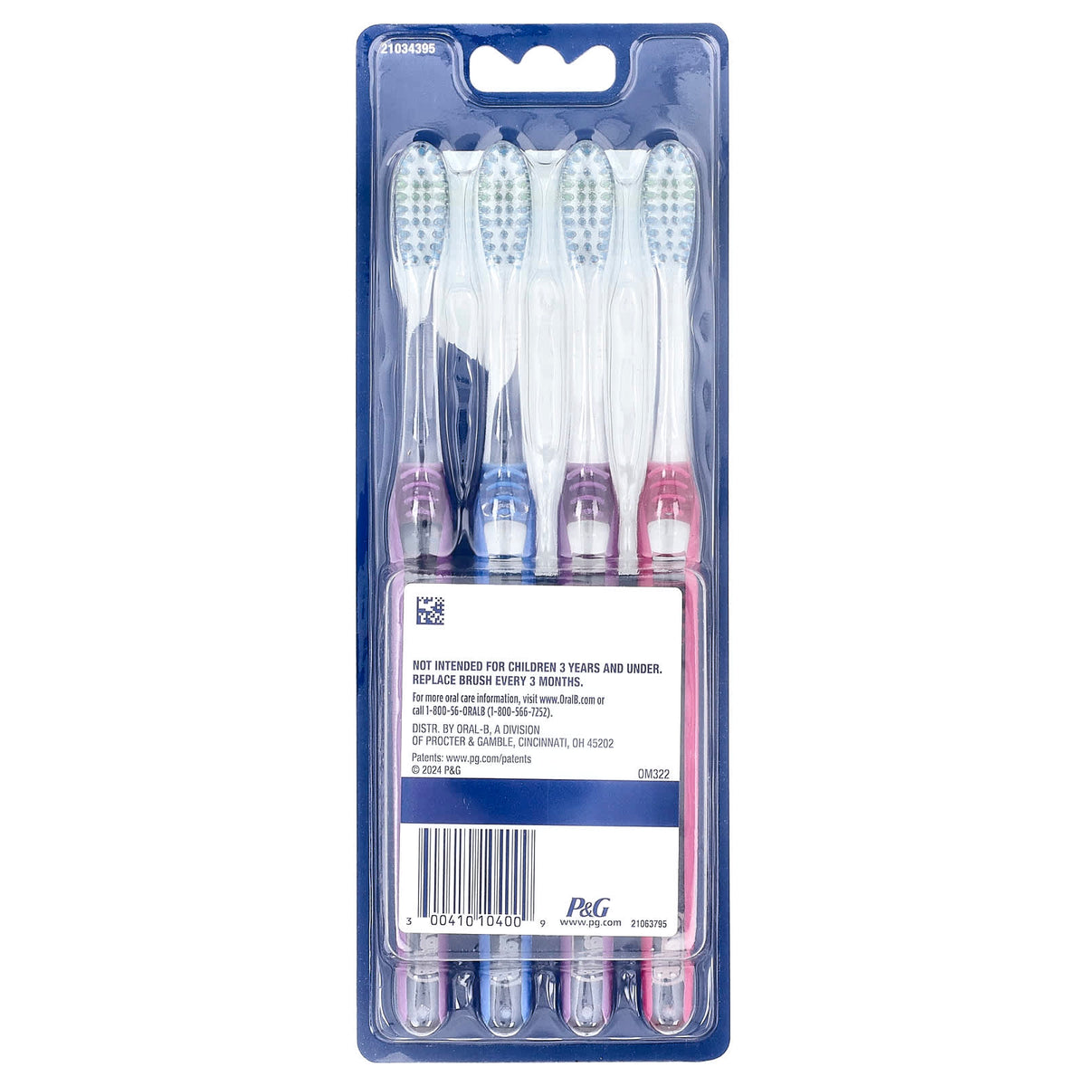 Oral-B Advanced Clean Toothbrush, Soft, 4 Pack - view 2