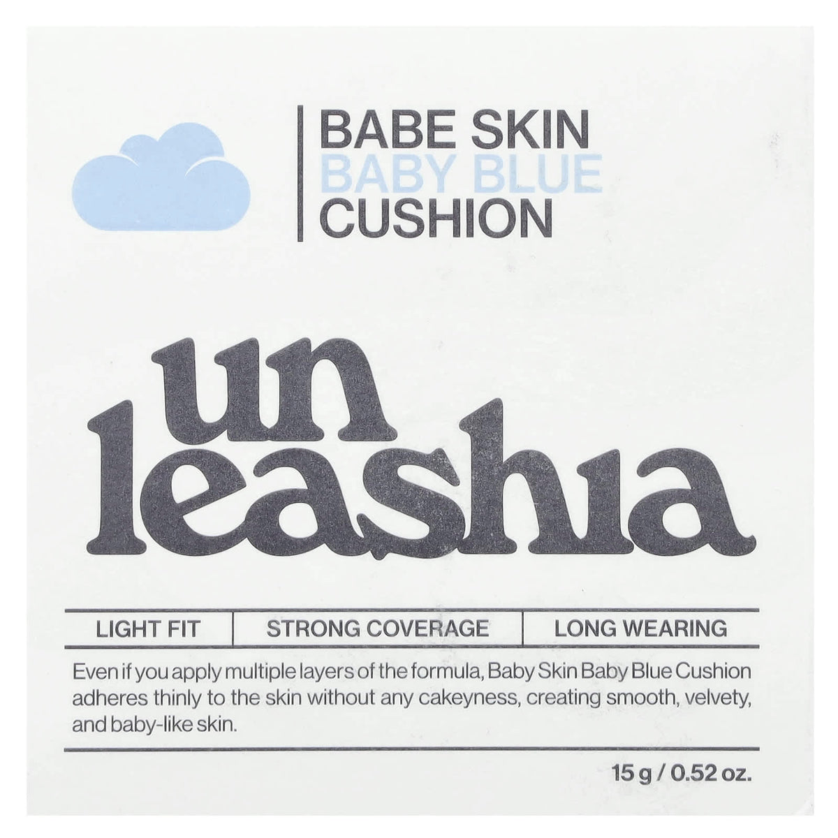 Unleashia Babe Skin Baby Blue Cushion SPF40/PA++ 18N Pure 15 g - view 2