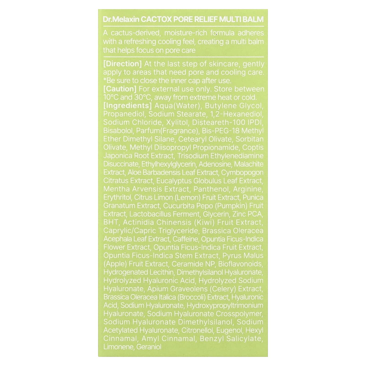 Dr.Melaxin Cactox Pore Relief Multi Balm, 25 g (0.88 oz) - view 3