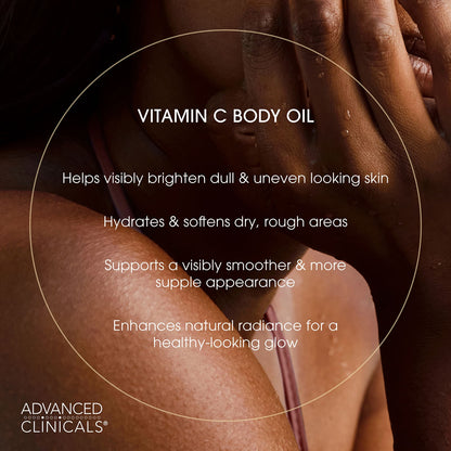 Advanced Clinicals Vitamin C Brightening Body Oil 355 ml (12 fl oz) - view 5