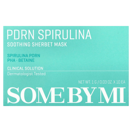 Some By Mi PDRN Spirulina Soothing Sherbet Beauty Mask 10 Pack - view 2