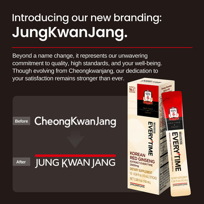 JungKwanJang Korean Red Ginseng Extract Everytime, 10 x 10 ml Sticks - view 5