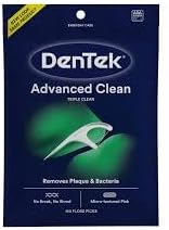 DenTek Triple Clean Advanced Floss Picks, 150 Count, Pack of 5