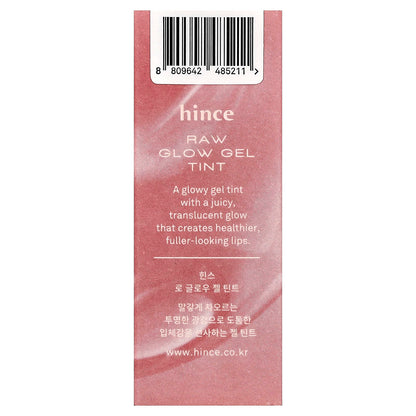 Hince Raw Glow Gel Tint Lip Colour R001 Bare 4 ml - view 3