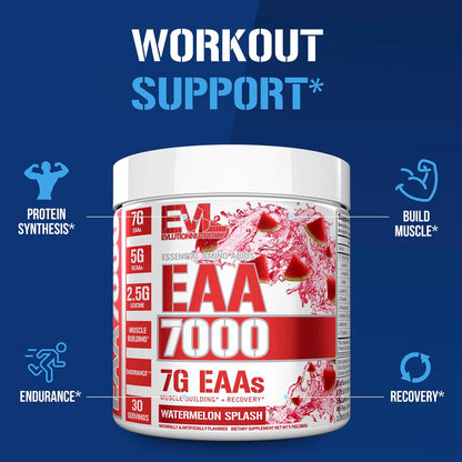 EVLution Nutrition EAA 7000, Watermelon Splash, 282 g (9.9 oz) - view 5