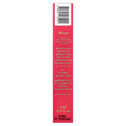 Hince Mood Enhancer Water Liquid Glow Lip Colour W005 Influence 4 ml - view 3
