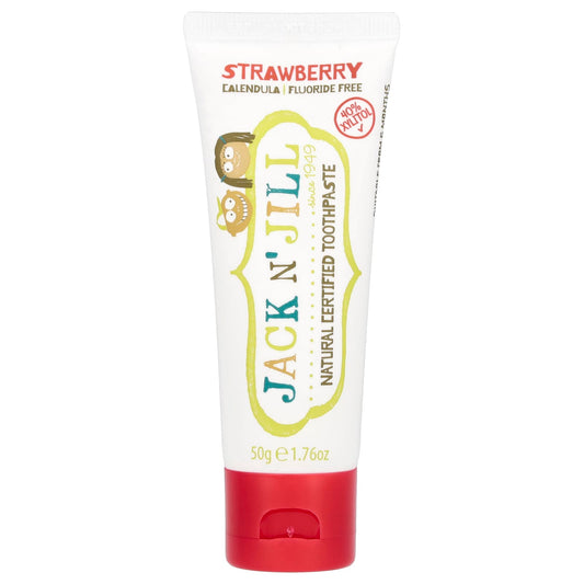 Jack n' Jill Natural Certified Toothpaste, Strawberry, 50 g