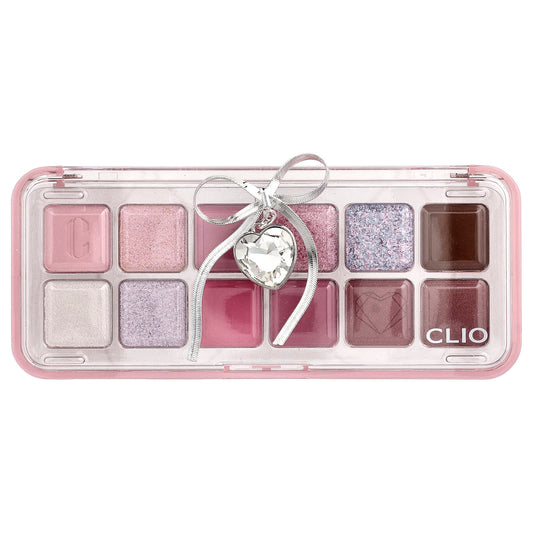Clio Pro Eye Palette Air, 12 Crystal Paw, Luxury Koshort Edition