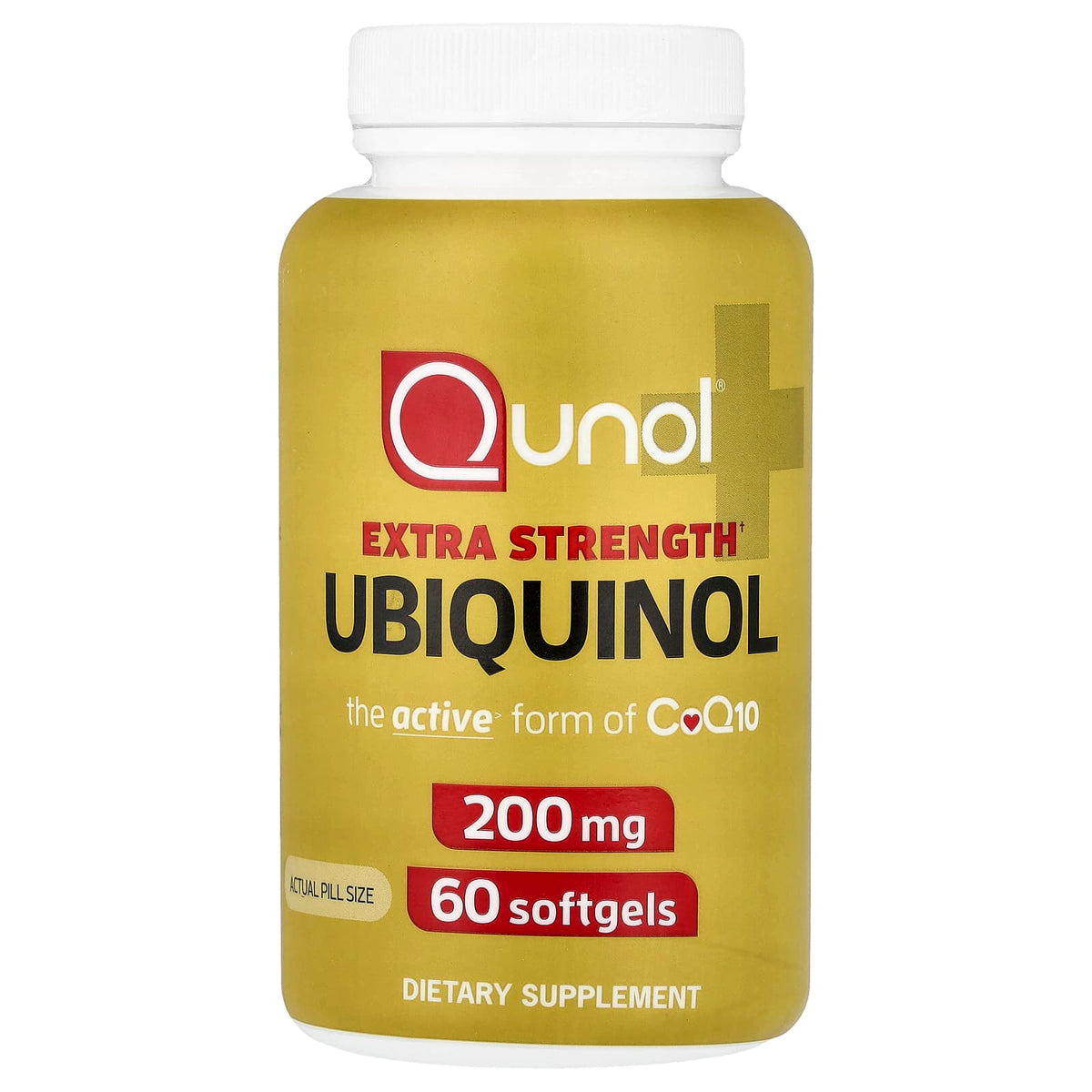 Qunol Ubiquinol, 200 mg, 60 Softgels — product view