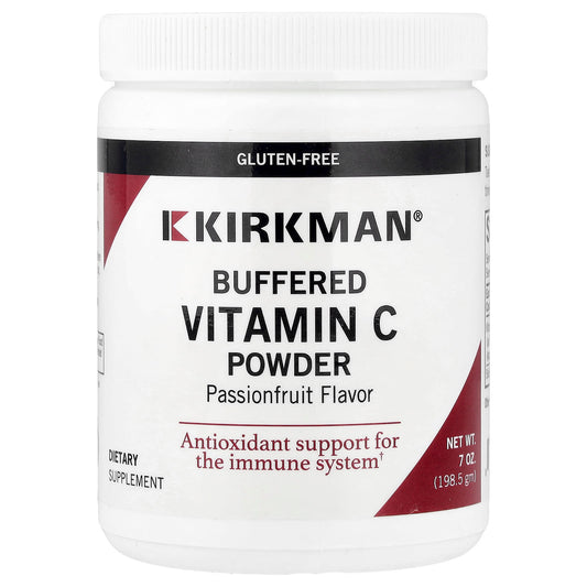 Kirkman Labs Buffered Vitamin C Powder, Passionfruit, 7 oz (198.5 g)
