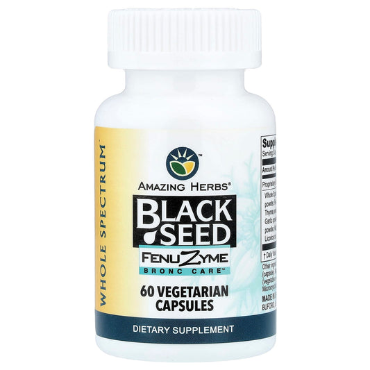 Amazing Herbs Black Seed 60 Vegetarian Capsules