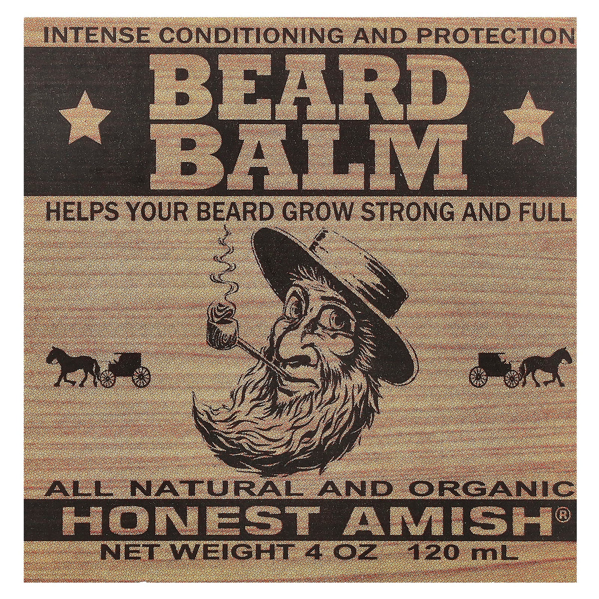 Honest Amish Beard Balm 4 oz (120 ml) - view 2