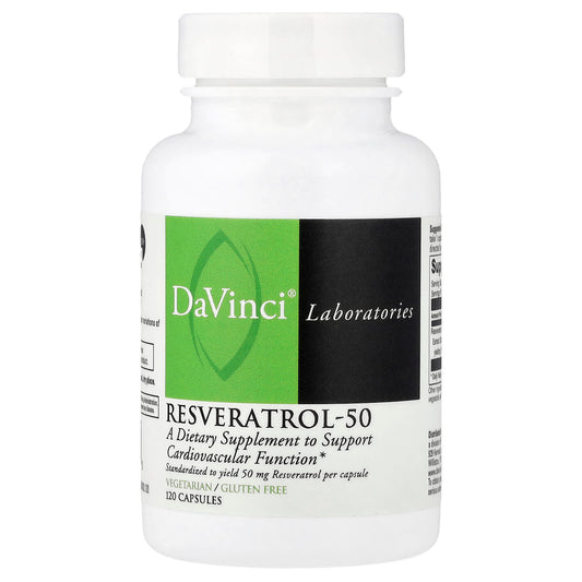 DaVinci Laboratories Resveratrol-50 50 mg 120 Capsules