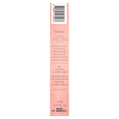 Hince Mood Enhancer Water Liquid Glow Lip Colour W011 Blushed 4 ml - view 3