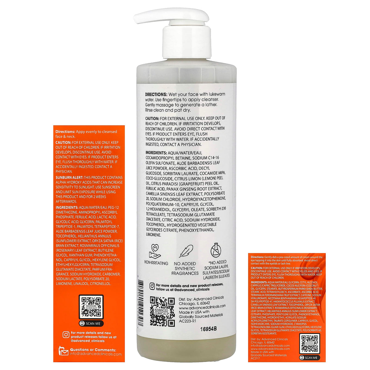 Advanced Clinicals Vitamin C Glow Getter Routine, 3 Piece Set - view 2